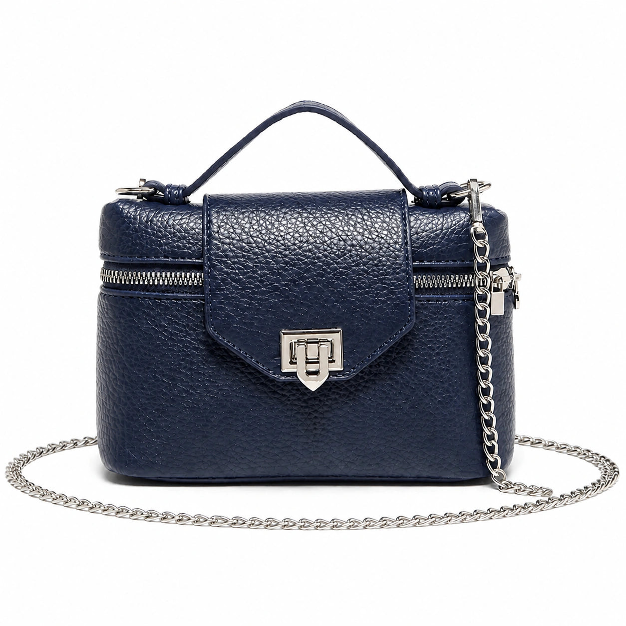 Mini Bag in Leather - Fleur