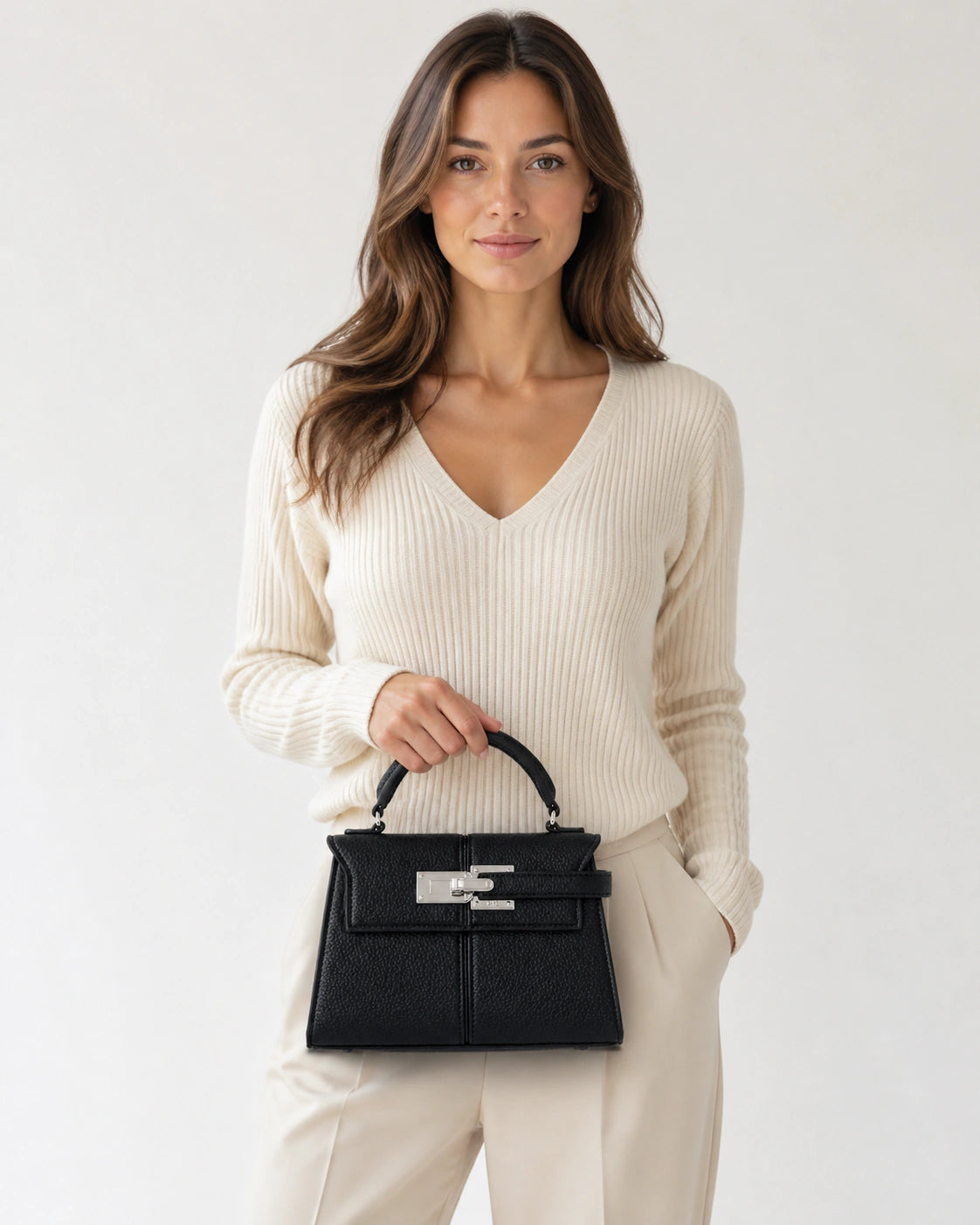 Mini Bag in Leather - Camille