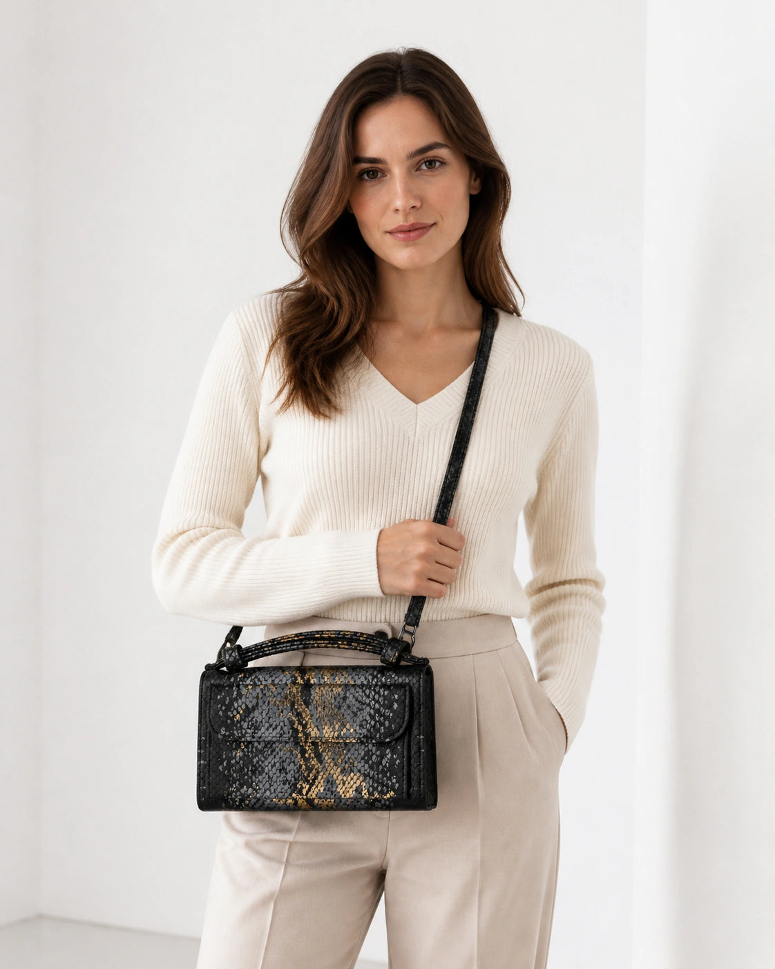 Mini Bag in Leather - Alma