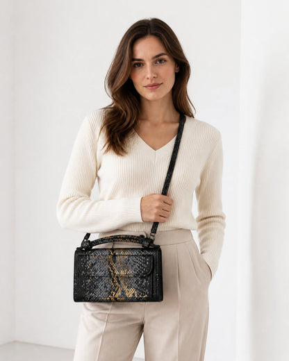 Mini Bag in Leather - Alma