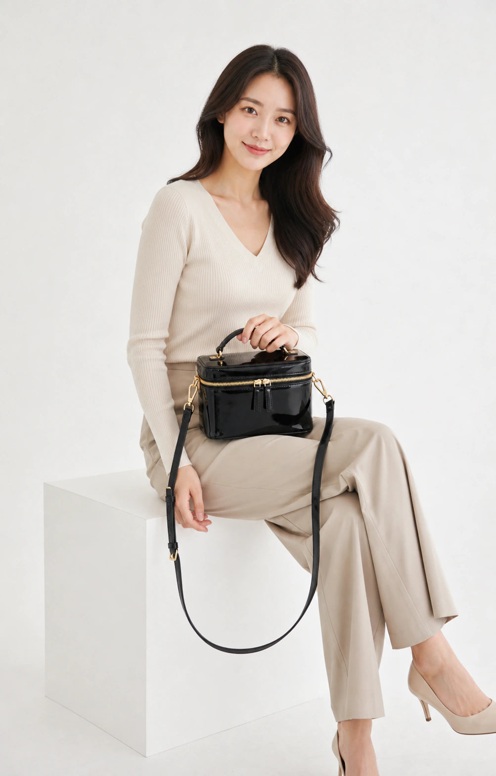 Mini Bag in Leather - Sylvie