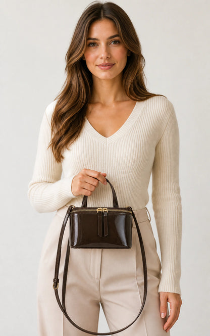 Mini Bag in Leather - Sylvie