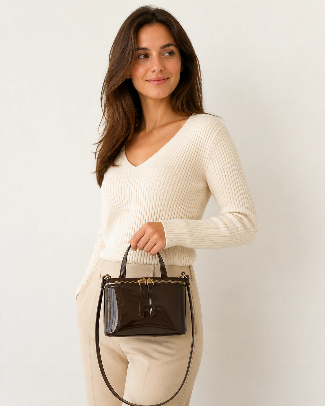 Mini Bag in Leather - Sylvie