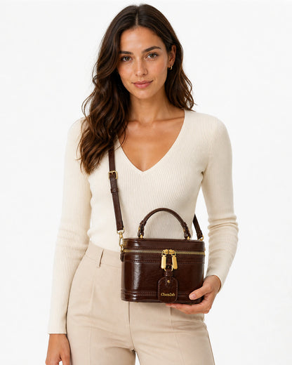 Mini Bag in Leather - Dalia