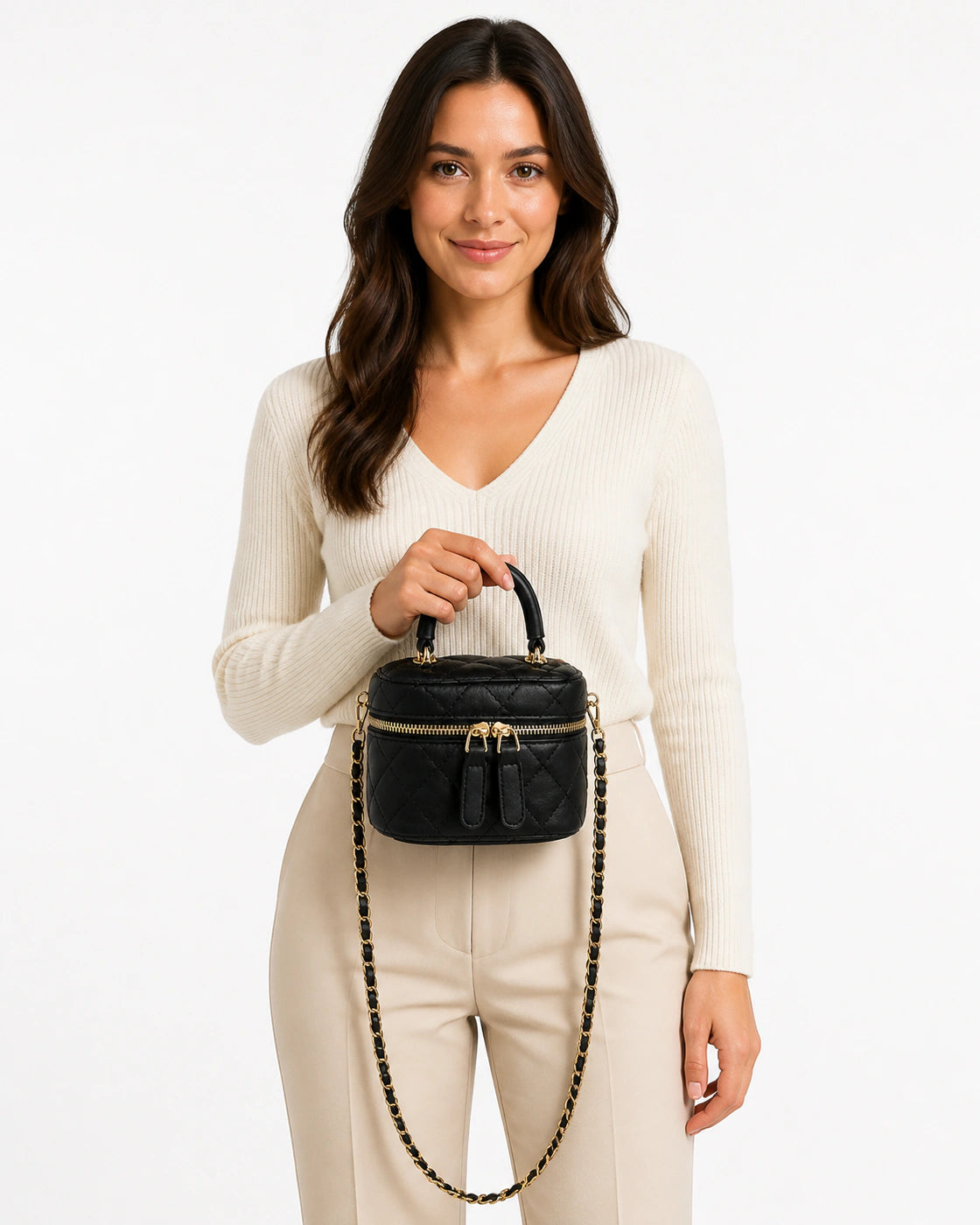 Mini Bag in Leather - Odette