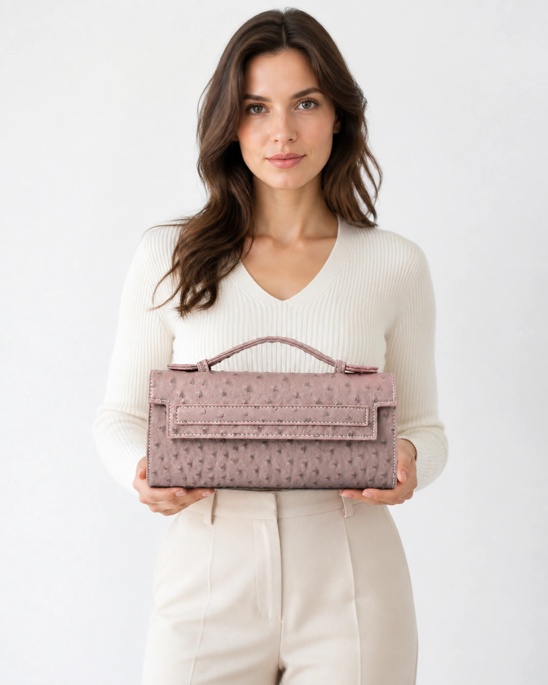 Mini Bag in Leather - Coralie
