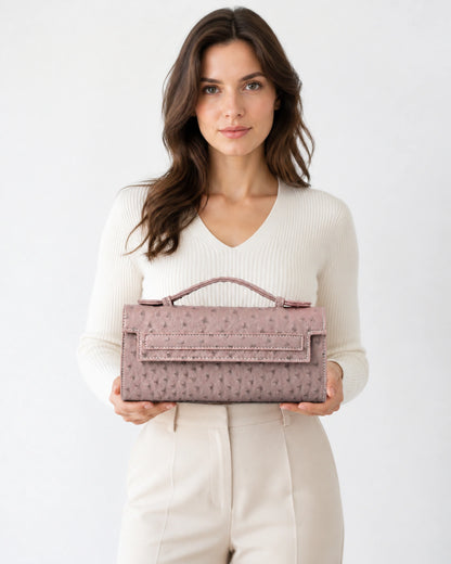 Mini Bag in Leather - Coralie