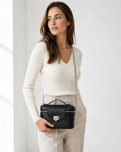 Mini Bag in Leather - Lucie