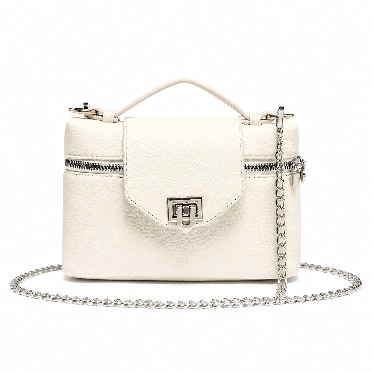 Mini Bag in Leather - Fleur