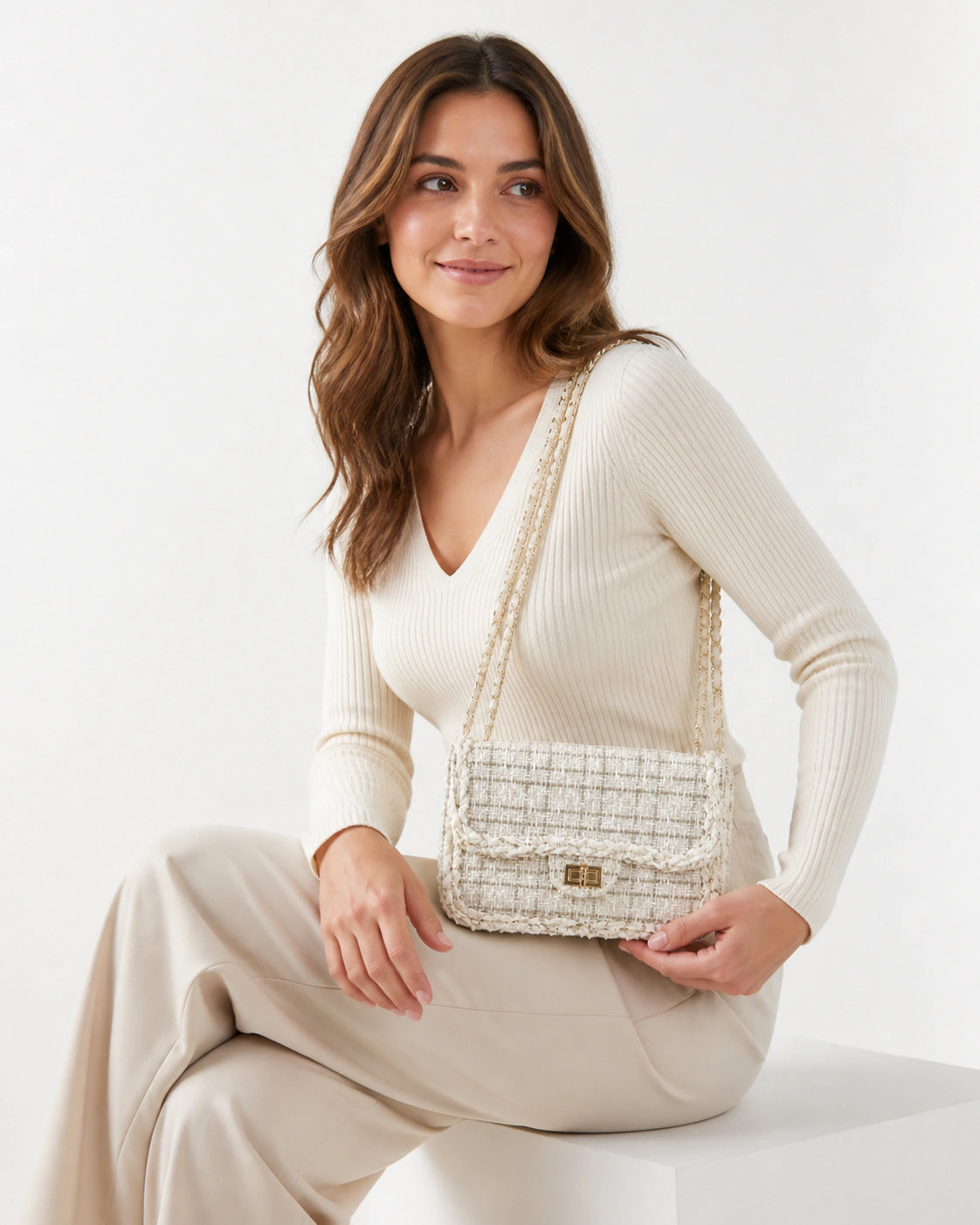 Mini Bag in Leather - Alix