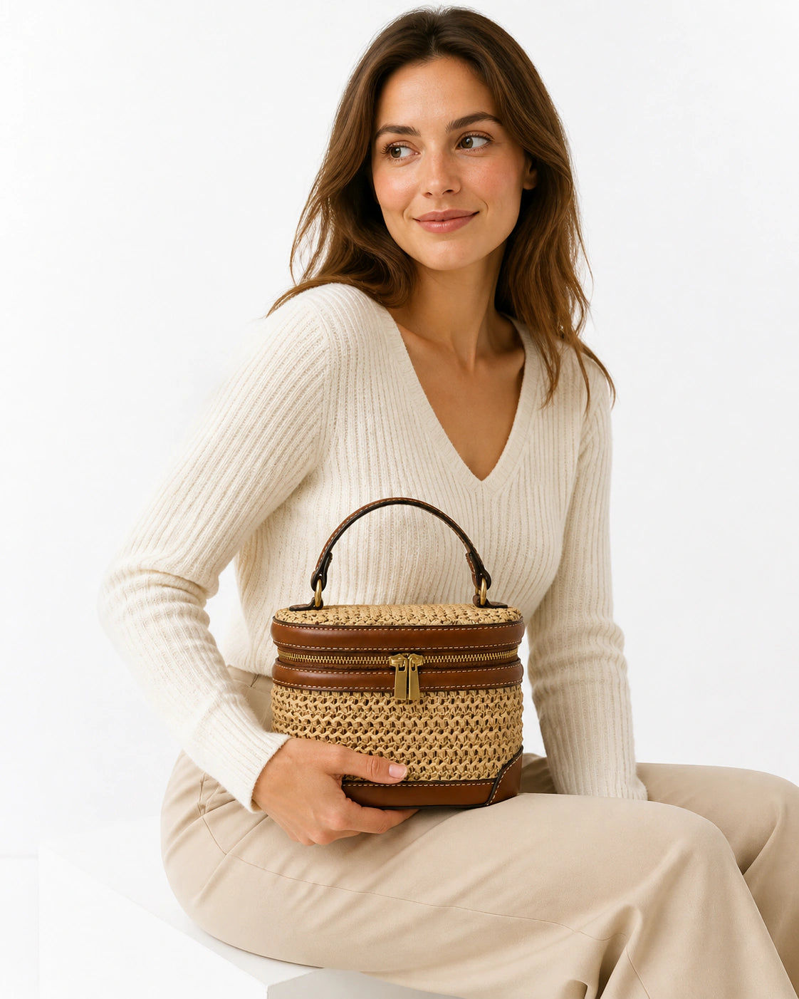Mini Bag in Leather - Colette