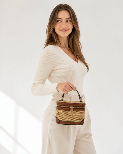 Mini Bag in Leather - Colette