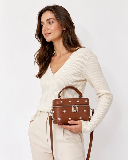Mini Bag in Leather - Nadia