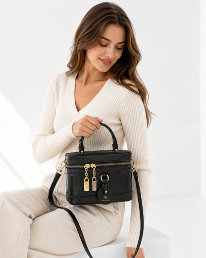 Mini Bag in Leather - Leia