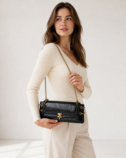 Mini Bag in Leather - Giselle