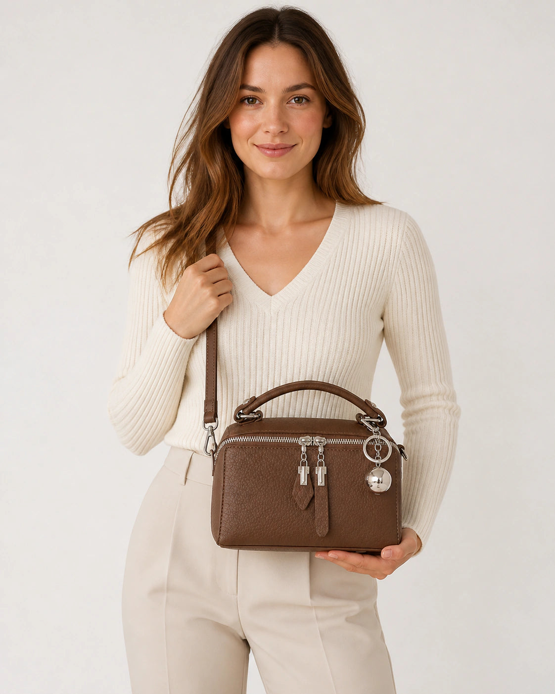 Mini Bag in Leather - Talia