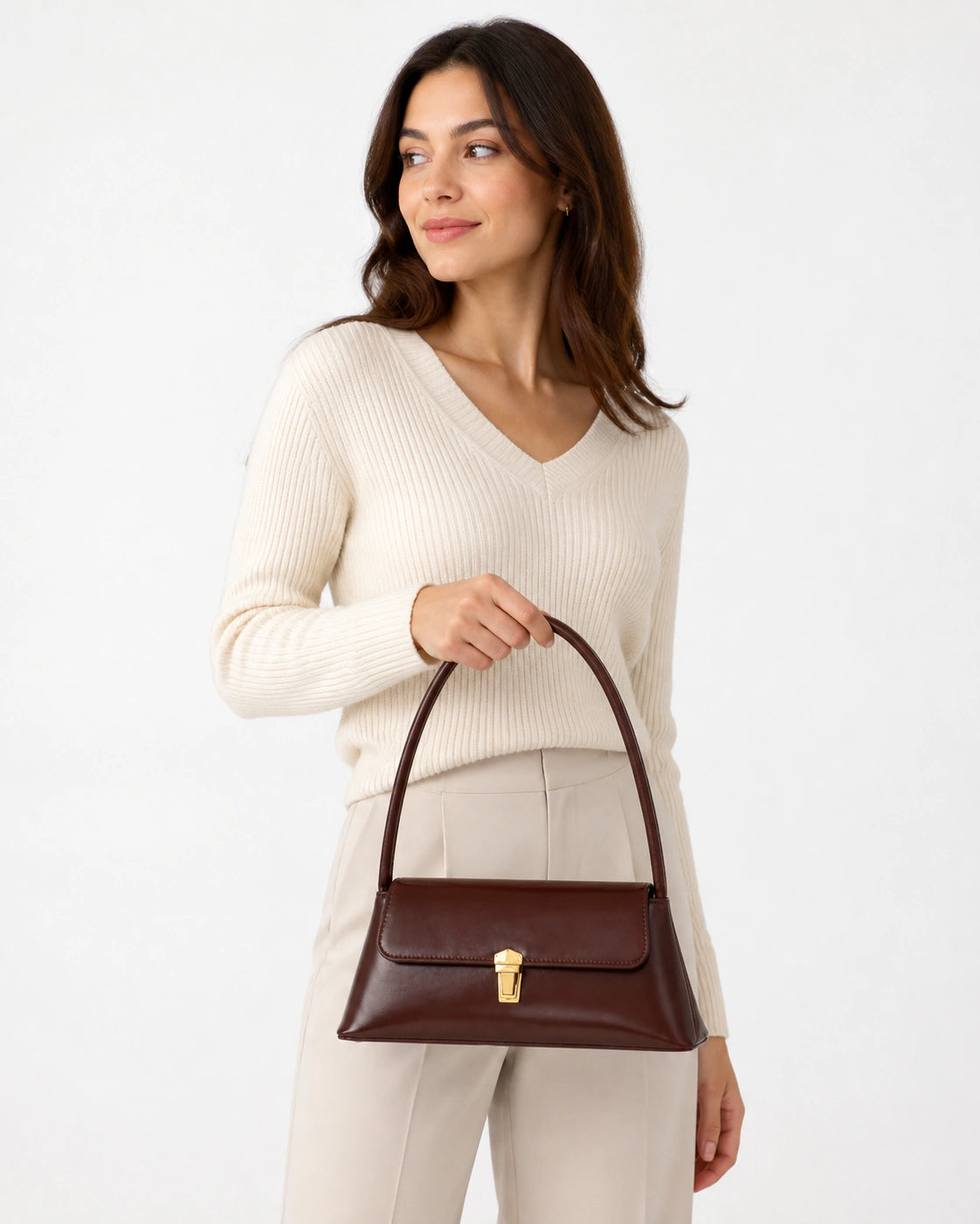 Mini Bag in Leather - Vivienne